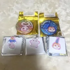 デジモンアドベンチャー 缶バッジ めじるしアクセサリーホロチャーム5点セット デジモンアドベンチャー 缶バッジ めじるしアクセサリーホロチャーム5