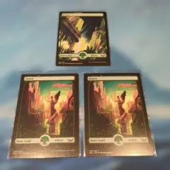 ◆MTG　森　英語版　3枚セット品