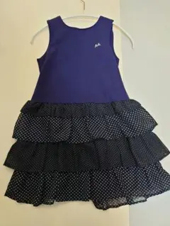 水玉模様ワンピース 130cm