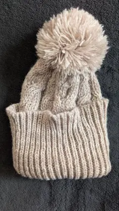 ehkä söpö サイズMベージュ ニット帽　管理Kn