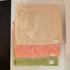 TEIJINすごふわクリアタオル 約30x30cm　3色x3枚=9枚のサムネイル