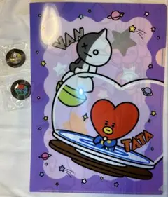 くら寿司 BT21 TATA クリアファイル アクリルステッカー