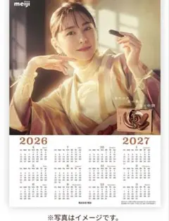 未開封】新垣結衣 明治 生のときカレンダー A2サイズ 2026-2027 - メルカリ