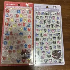 サンリオ ボンボンドロップシール ハローキティ クロミ 2点セットのサムネイル