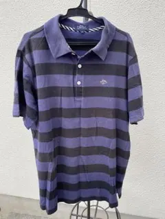 PEARLY GATES 紫黒ストライプ ポロシャツ サイズ4