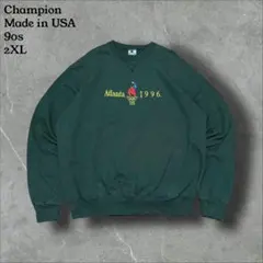 90sUSA製チャンピオンAtlanta1996Olympicスウェット刺繍ロゴ