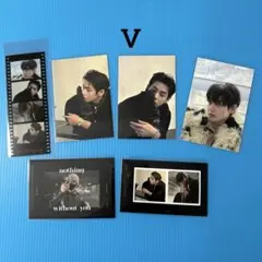 BTS V フィルムブックマーク・両面ましかくフォト・ステッカー(防水仕様)