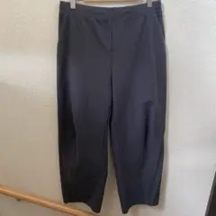 UNIQLOユニクロ　ジャージーカーブパンツ(丈短め) ダークグレー　L