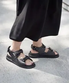 別注 ドゥーズィエムクラス × カミナンド タッチストラップ サンダル 7 黒 2025年最新】カミナンド caminando サンダルの人気アイテム