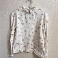 pom ponette 花柄 長袖カットソー 140