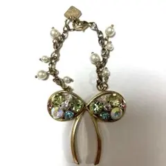 Samantha バックチャーム　リボン　キラキラ