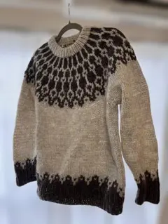 【週末値下げ中】古着　ノルディック　ウール　セーター