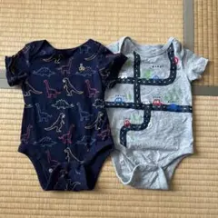GAP 半袖ロンパース　2枚組