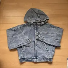 GU フード付きデニムジャケット