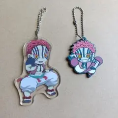 鬼滅の刃 猗窩座 アクリルキーホルダー・ラバーキーホルダー