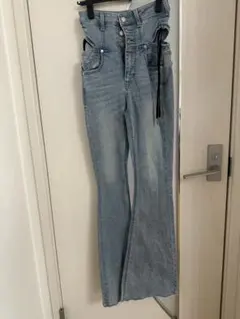 ■EMODA■サイドオープンハイウェストデニム　サイズ0