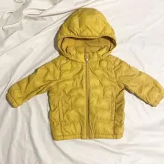 ユニクロ UNIQLO イエローフード付きジャケット 80cm