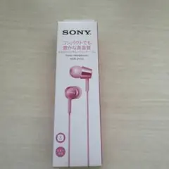 SONY 有線イヤホン ライトピンクのサムネイル