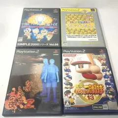【PS2】プレステ2ソフト 4本セット ジャンク扱い【説明必読】