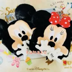 【新品タグ付】ファンキャップ 2個＊ミッキー ミニー＊もこもこ＊ディズニー