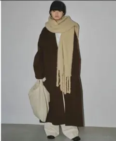 値下げ 新品未使用 todayful ウールオーバーコート 38