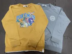 ポケモン　ポケットモンスター　トレーナー　スウェット　2着セット　130