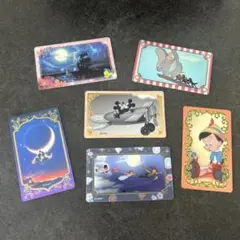 ディズニー カードステッカー 6枚セット