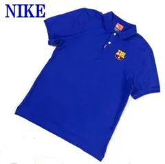 NIKE ナイキ コットン半袖ポロシャツ ブルー S C733