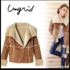Ungrid　ライダースムートンコート　美品