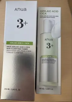 Anua アゼライン酸 15+ CICA セラム & 3+ トナー