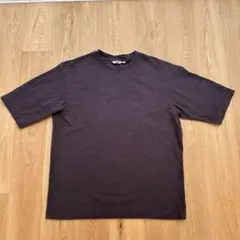 ★値下★【メンズ】UNIQLO U エアリズムコットンオーバーサイズT/5分袖