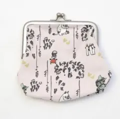 タグ付き　ムーミン　サリュがま口ポーチ