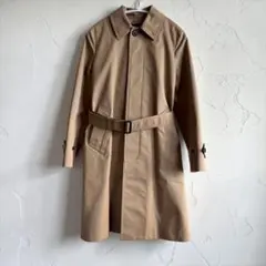 HYKE ハイク ステンカラーコート ベージュ ウールライナー　ベルト付
