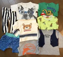 ベビー服 トップス 8点まとめ売り 80cm 90cm 男の子　おまけ付きのサムネイル