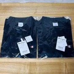 新品 チャンピオン XL ポロシャツ 2枚 黒 Champion 鹿の子 無地のサムネイル
