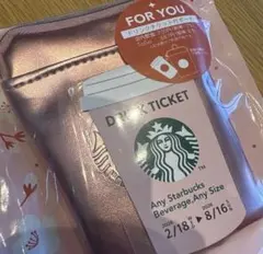 スタバ　SAKURA2026 ミニポーチギフト　さくら ピンク