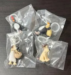 ウォレスとグルミット めじるしアクセサリー ガチャ 4個セット ショーン