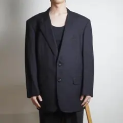 PIERRE BALMAIN シングルテーラードジャケット 黒/TW356
