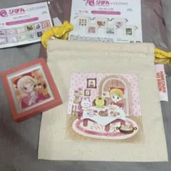 3COINS/りぼん 【新品未使用】姫ちゃんのリボン ミニ巾着　マグネット