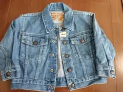 ミキハウス　デニムジャケット ボタン付き