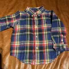 Ralph Lauren チェック柄 長袖シャツ 24M