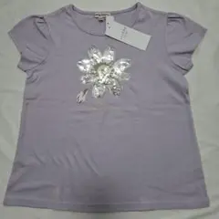 エニィファム シャラシャラビーズ Tシャツ 140