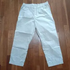 ユニクロ コットンリラックスアンクルパンツ XXL ナチュラル