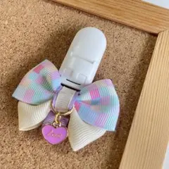 No.813 チャームつき名札クリップ