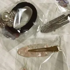 【新品】ヘアゴム、ヘアピン3点セット