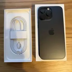 iPhone 16 Pro max ブラックチタニウム　256GB SIMフリー