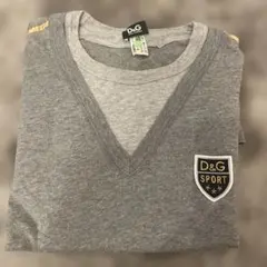 ◉D&G SPORT バックプリントグレー カットソー Tシャツ　44のサムネイル