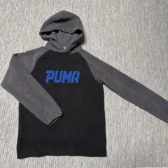 PUMA フード付きパーカー 黒・グレー