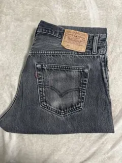 90s Levi's501 ブラックデニム サルファブラック W34 L32