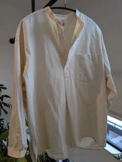 HINSON ヒンソン プルオーバーグランパシャツ M 222-1060